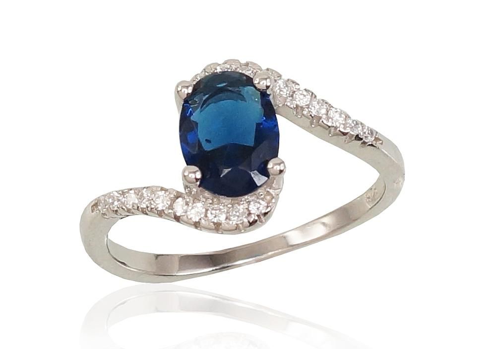 Silver Ring A2101553PRhGrCZCZDB