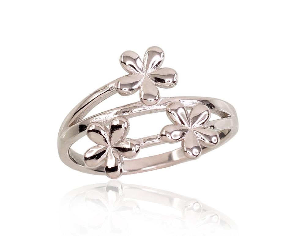 Silver ring A2101631PRhGr