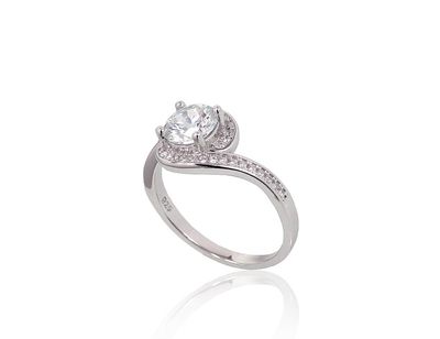 Silver Ring A2101651PRhGrCZ