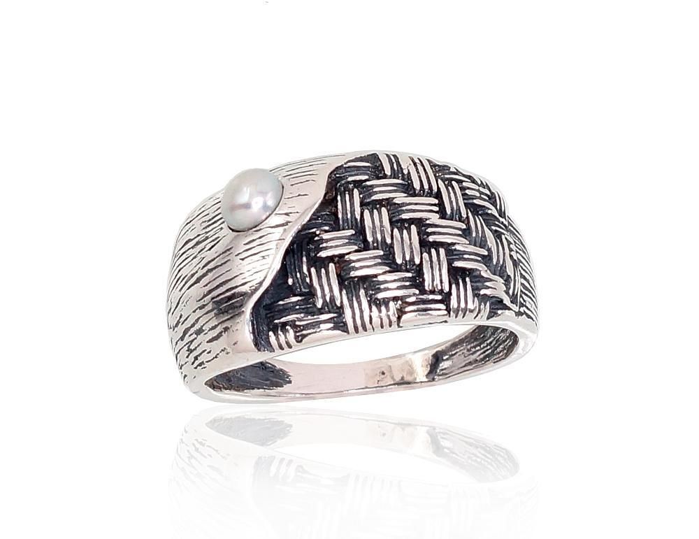 Silver ring for women A2101704POxBkPE