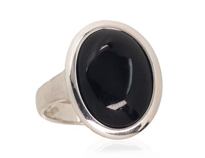 Silver Ring A2101728PRhGrON