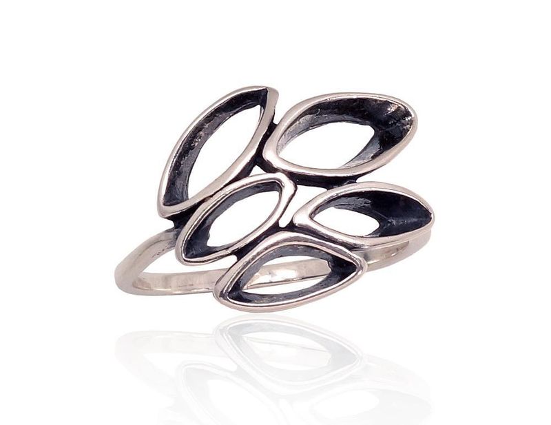 Silver ring for women A2101765POxBk