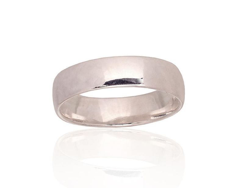 Smooth silver ring A2101775