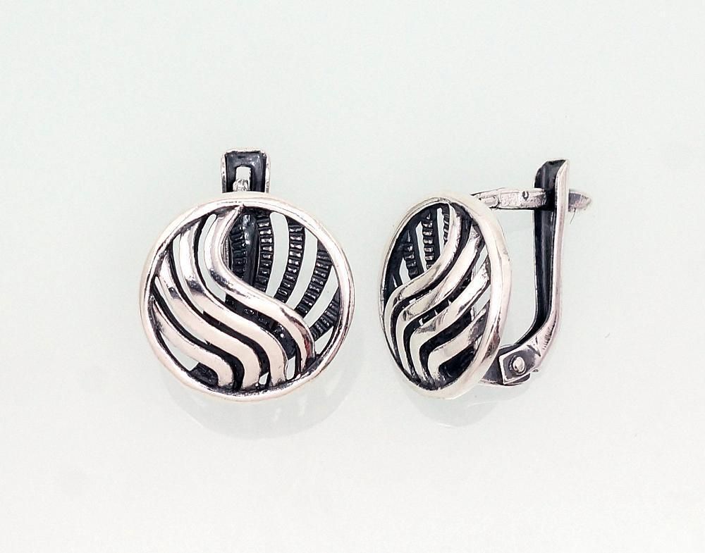 Silver Earrings For Women A2202743POxBk