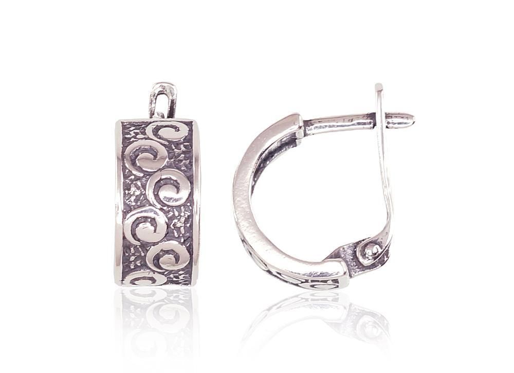 Silver Earrings For Women A2201624POxBk