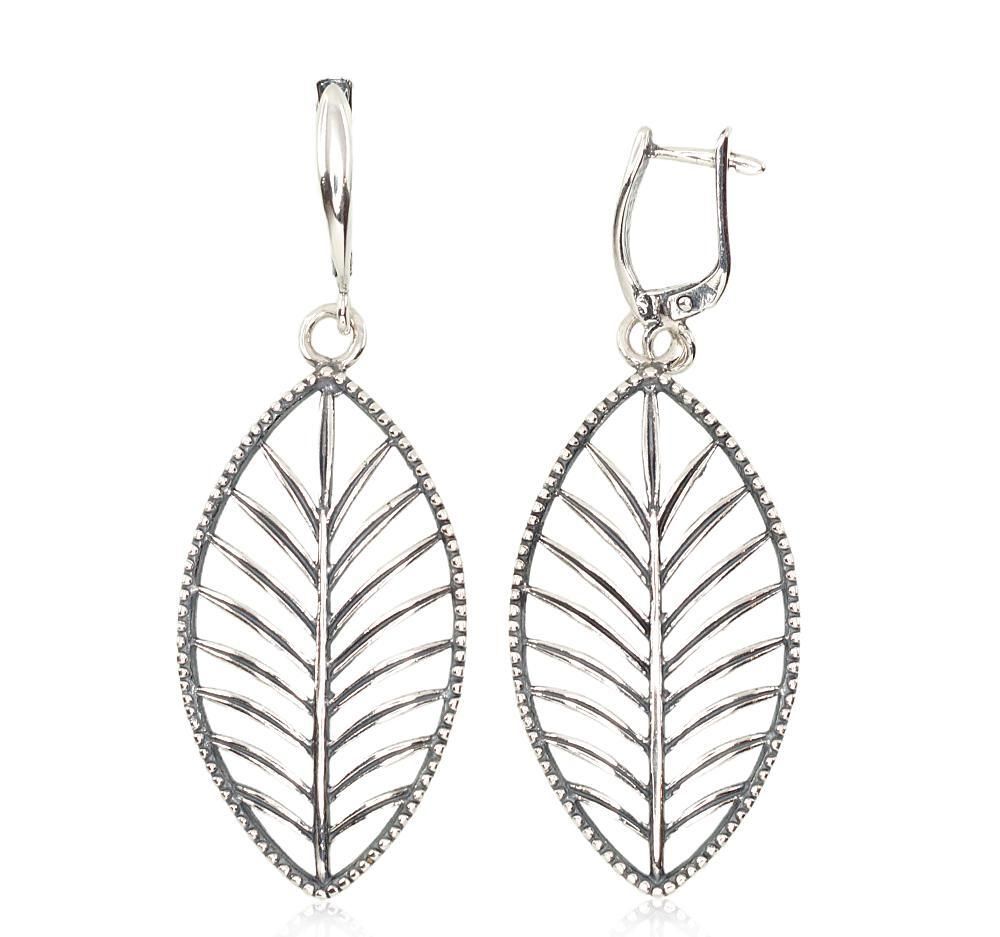 Silver Earrings For Women A2202117POxBk