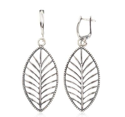 Silver Earrings For Women A2202117POxBk