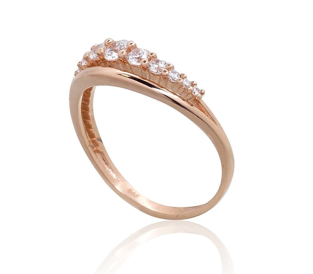 Vilija gold ring A1101096AuRCZ