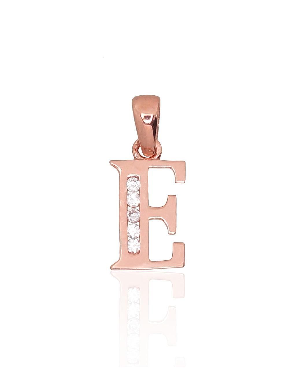 Gold Letter E Pendant A1300749AuRCZ