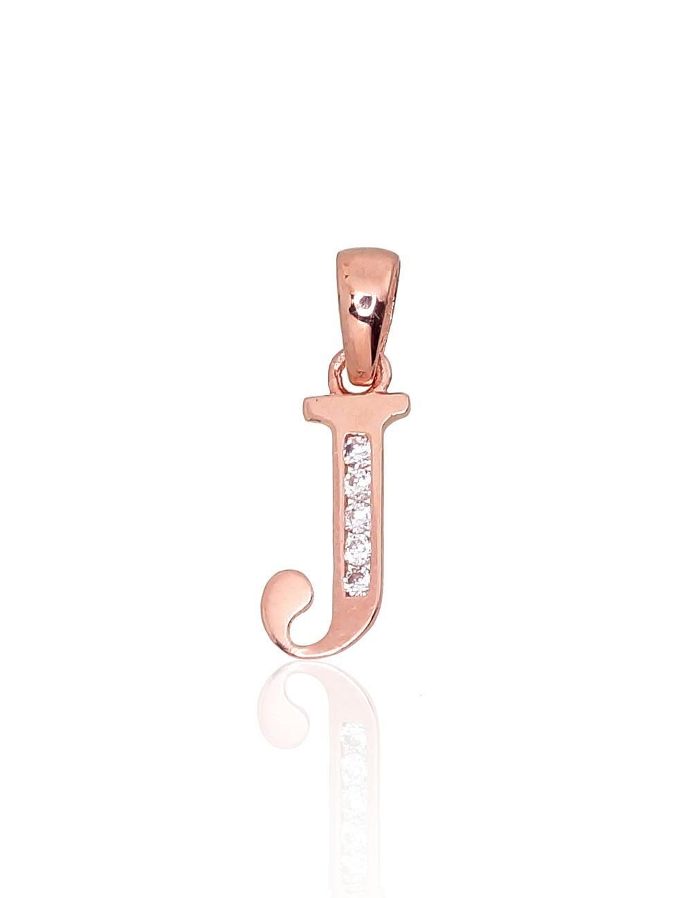 Gold Letter J Pendant A1300754AuRCZ