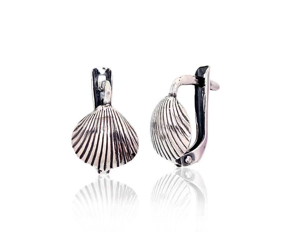 Silver earrings A2202734POxBk