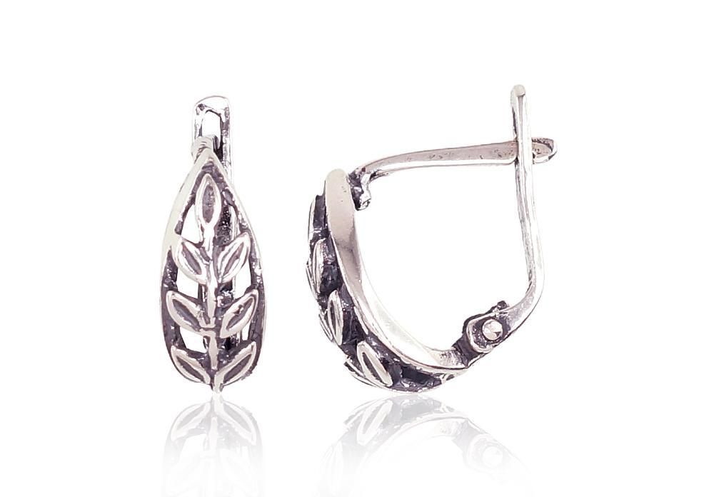 Silver Earrings A2201646POxBk