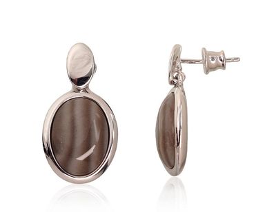 Silver Earrings A2203487PRhGrFT