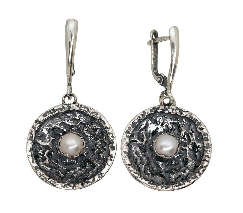 Silver Earrings A2203507POxBkPE