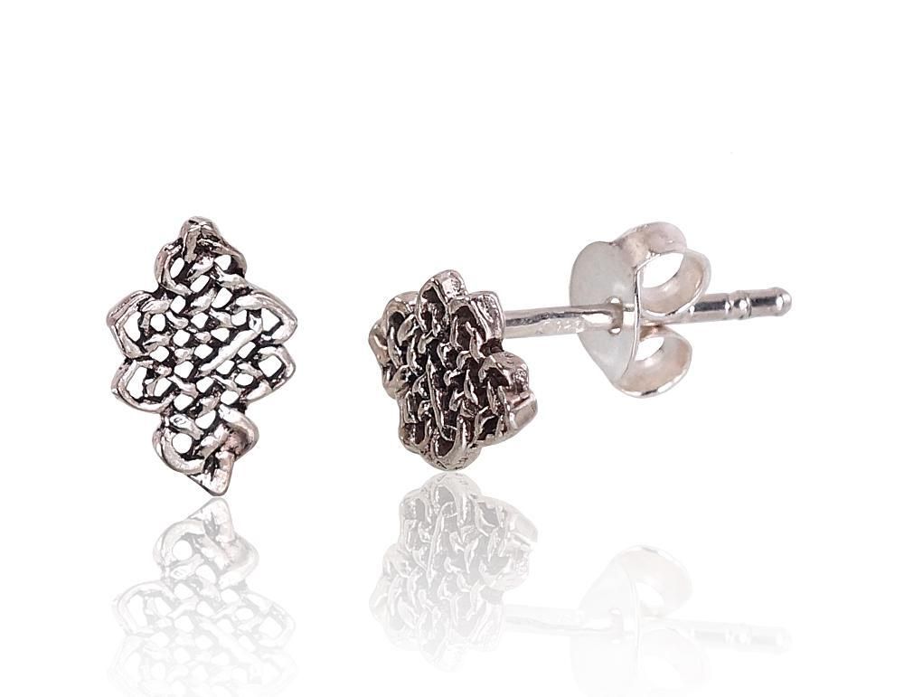 Silver Earrings A2203449POxBk