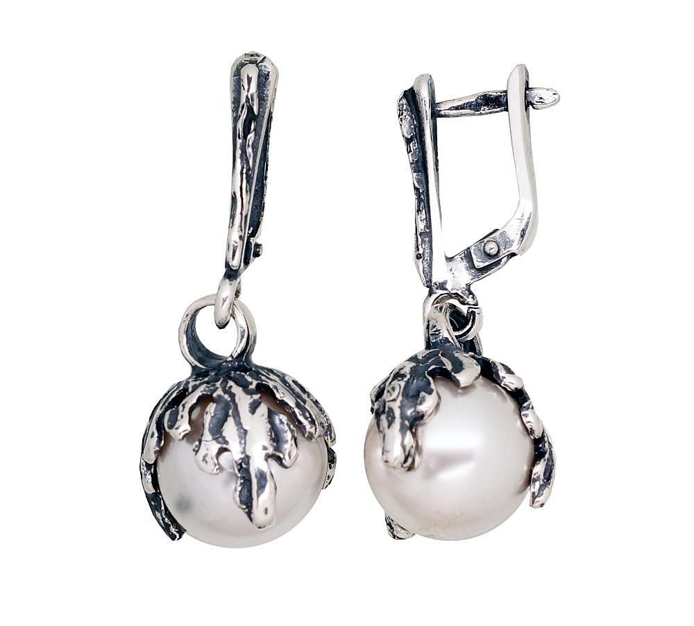 Silver Earrings A2203555POxBkPESN