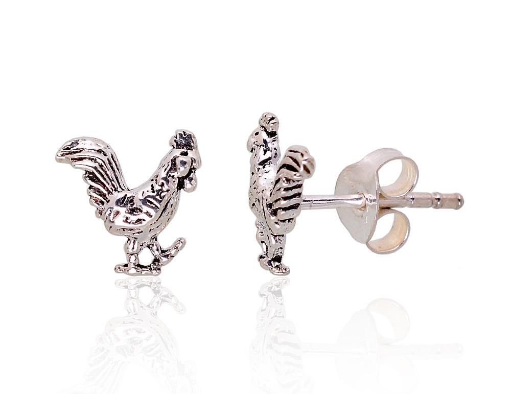 Silver earrings A2203363POxBk