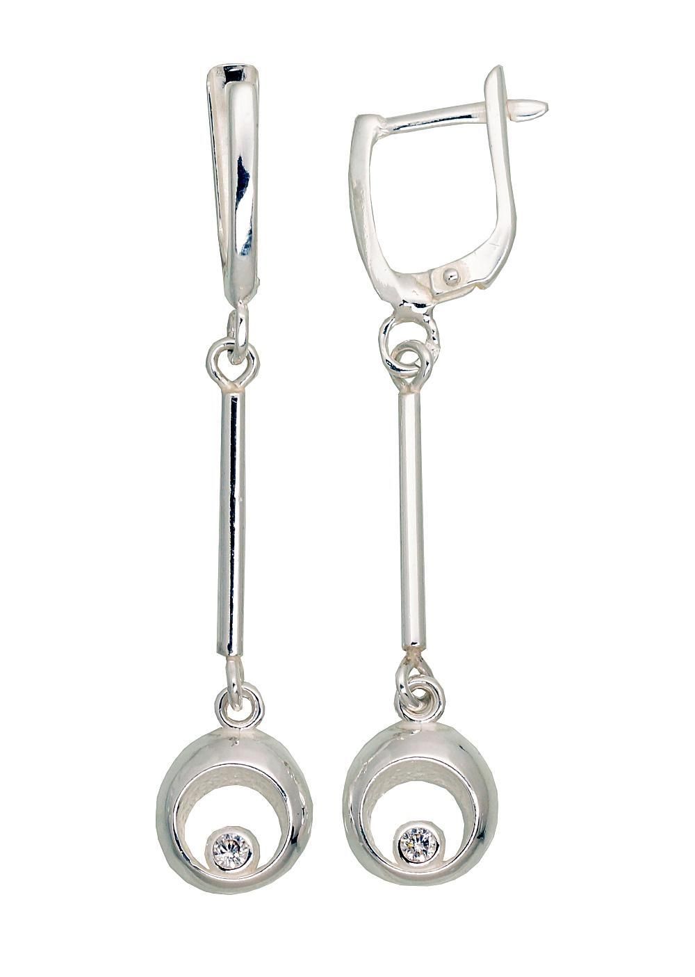 Silver earrings A2203566CZ
