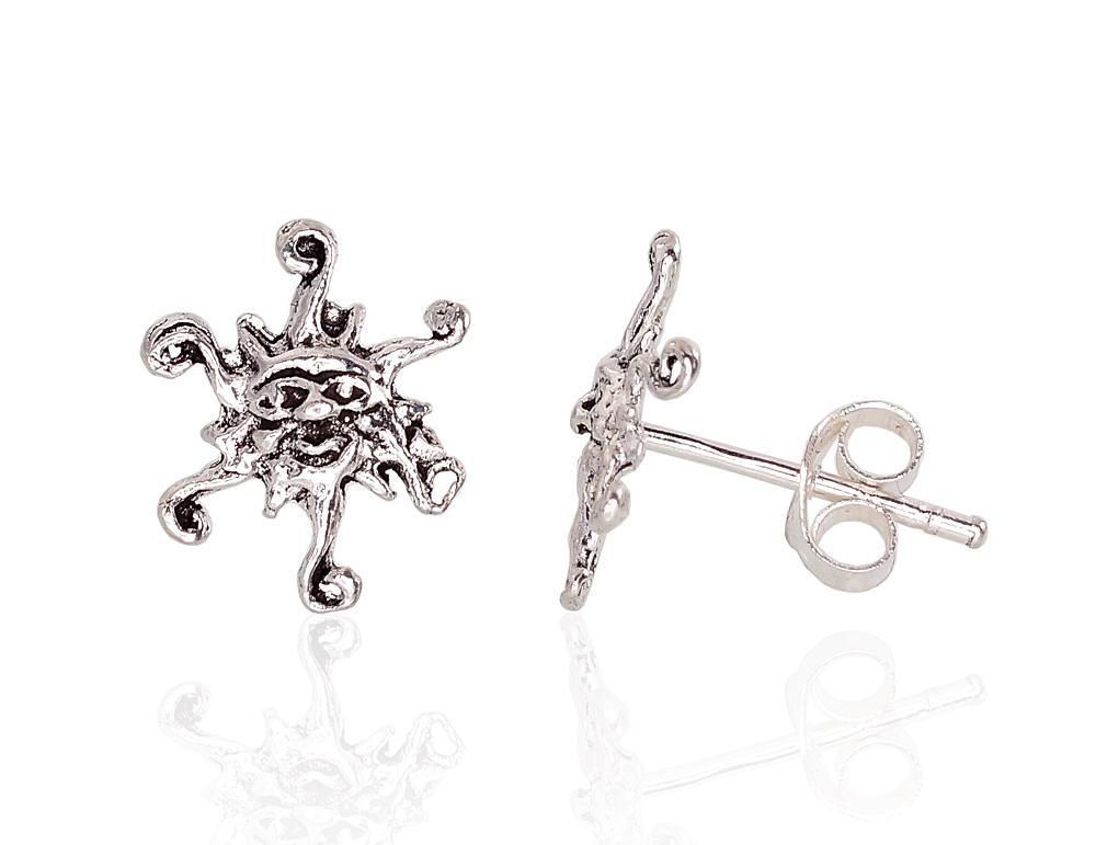 Silver earrings A2203467POxBk