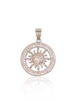 Silver Pendant A2301767PRhGrCZ