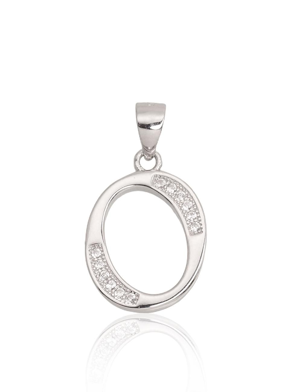 Silver Letter A2301619PRhGrCZ