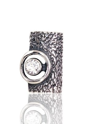 Silver pendant A2301533POxBkCZ