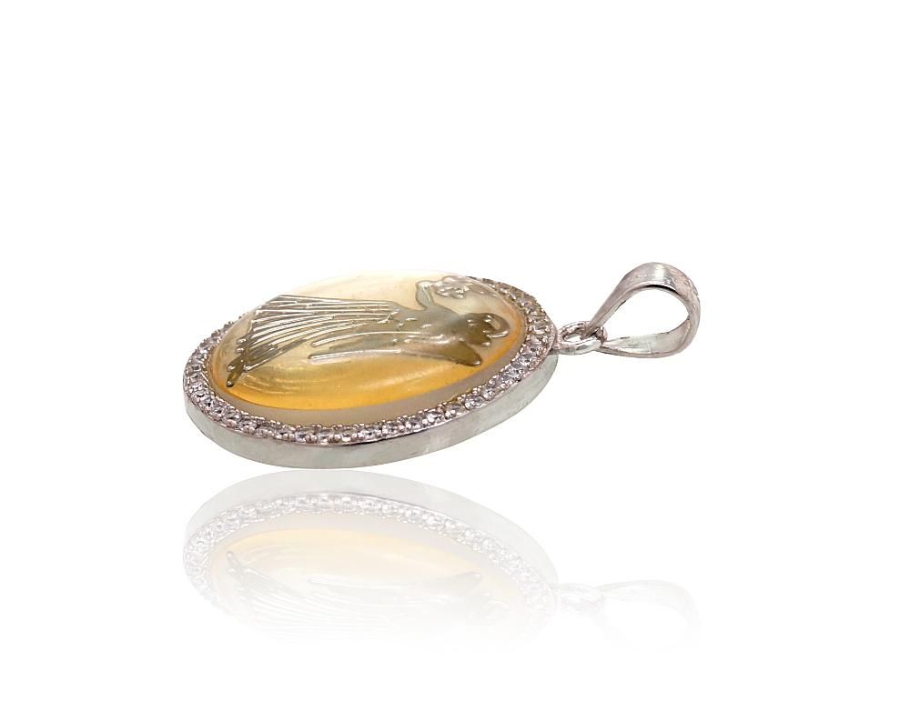 Silver Pendant A2301472PRhGrCZPL