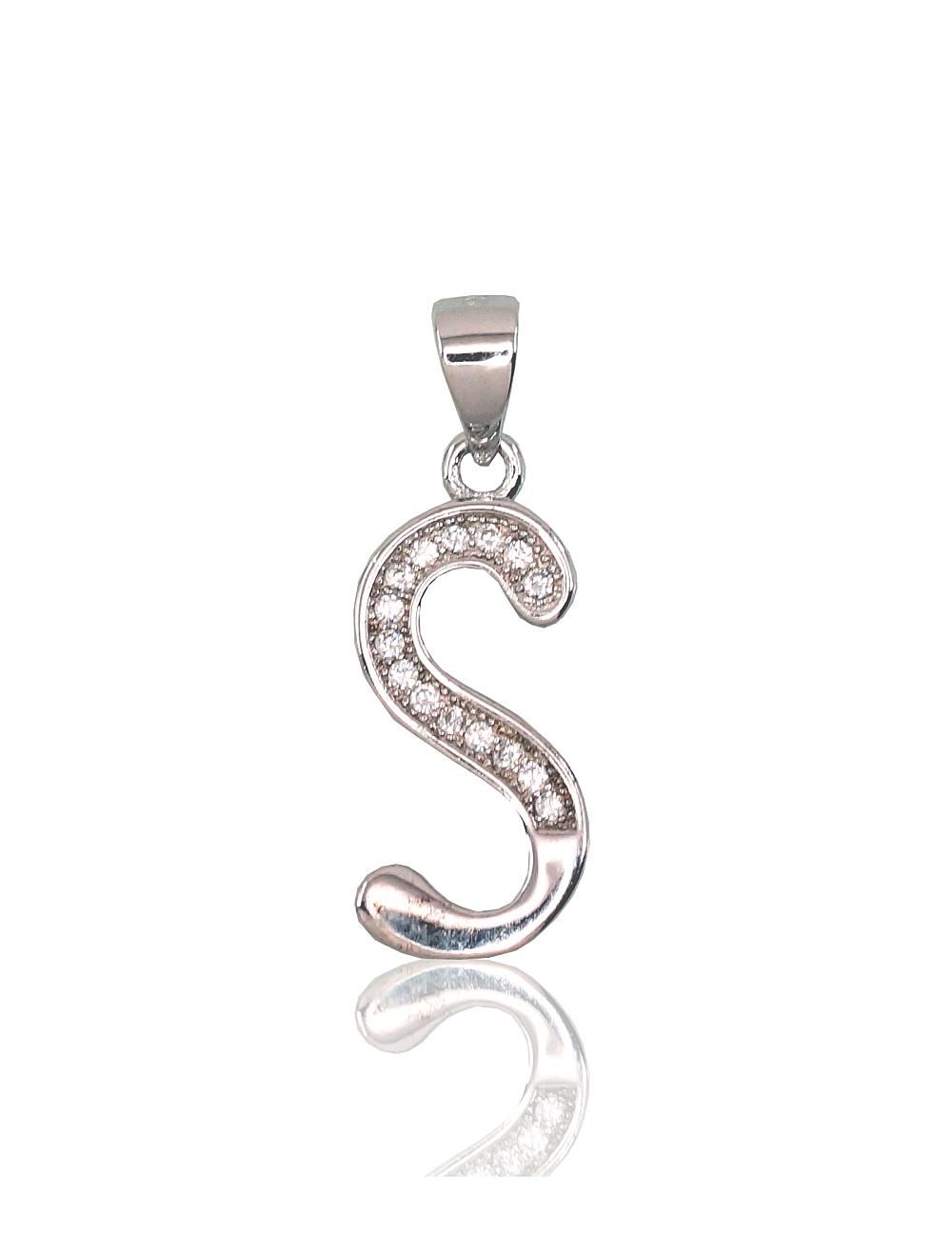 Silberner Buchstabe A2301622PRhGrCZ