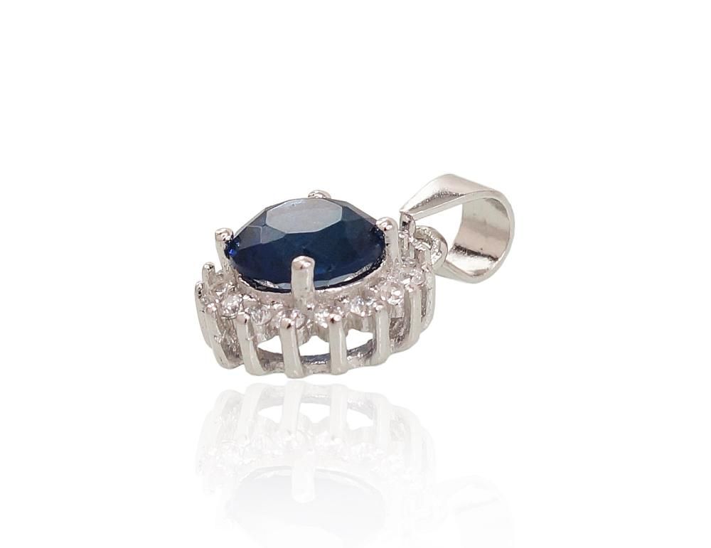 Silver Pendant A2301642PRhGrCZCZDB