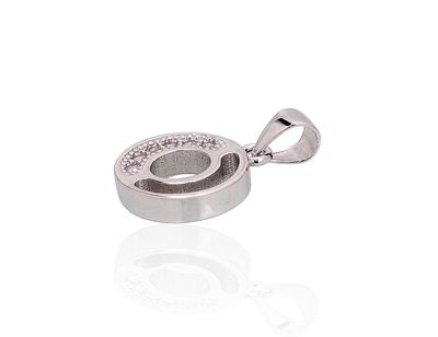 Silver Letter A2301846PRhGrCZ
