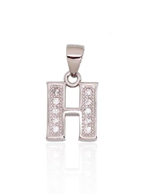 Silver Letter A2301839PRhGrCZ Silver Letter A2301839PRhGrCZ
