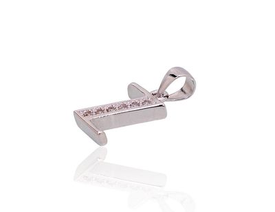 Silver Letter A2301853PRhGrCZ