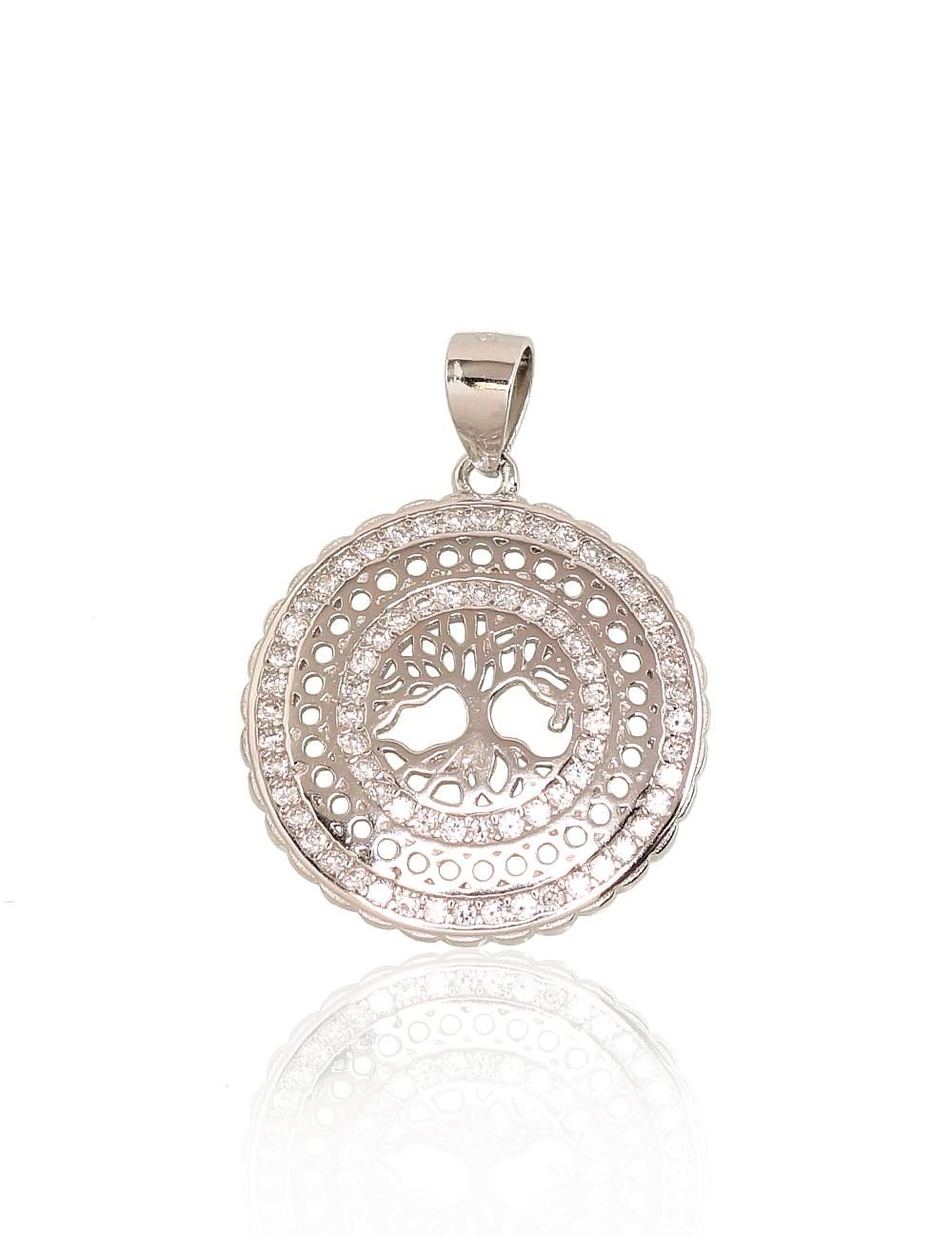 Silver Pendant A2301765PRhGrCZ