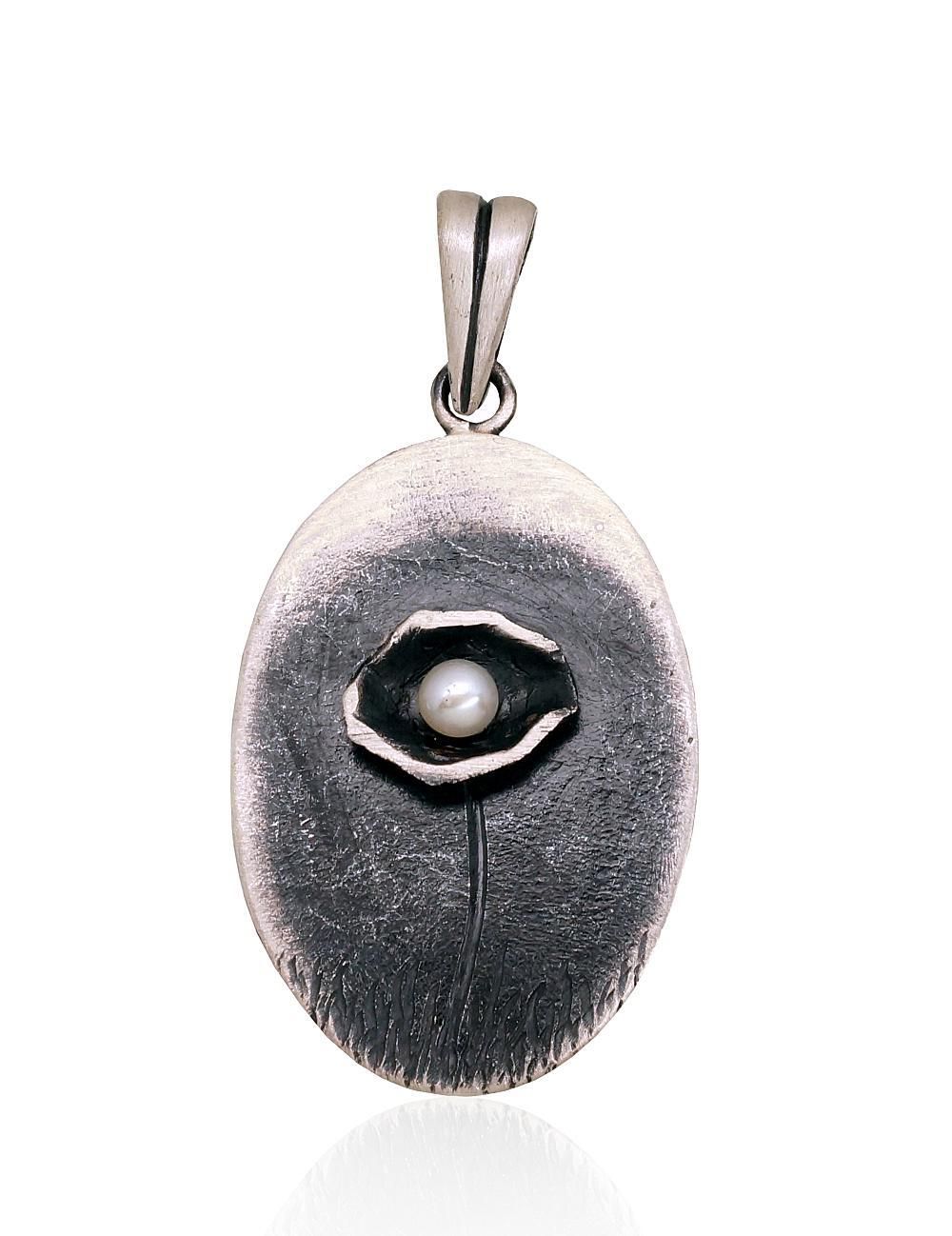 Luxuriöser Silberanhänger A2301865MattPOxMattBkPE