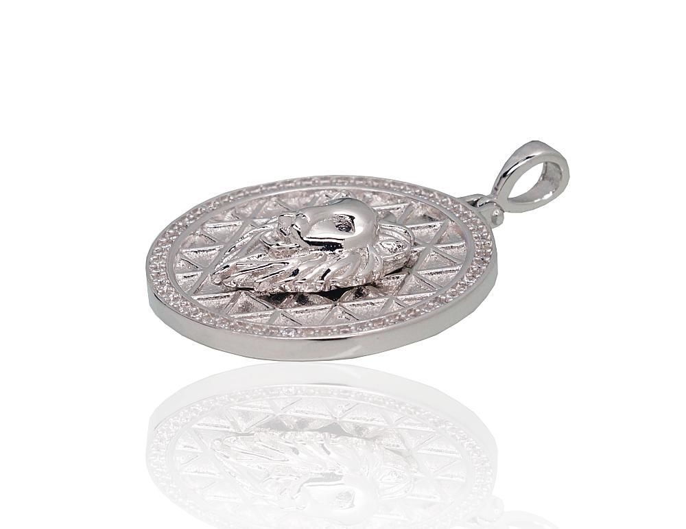Silver Pendant A2301927PRhGrCZCZBK