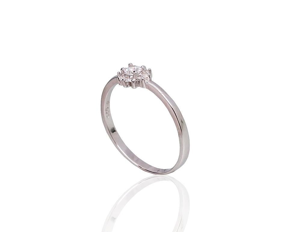 Silver Ring A2101793PRhGrCZ