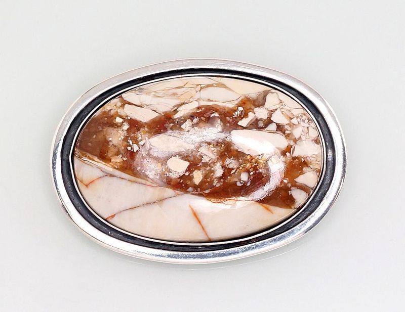 Fancy silver brooch A2920208POxBkJAY