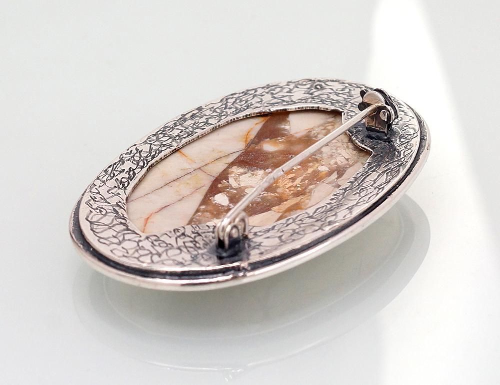 Fancy silver brooch A2920208POxBkJAY