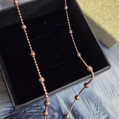 Gold Plated Silver Chain A2400058PAuR