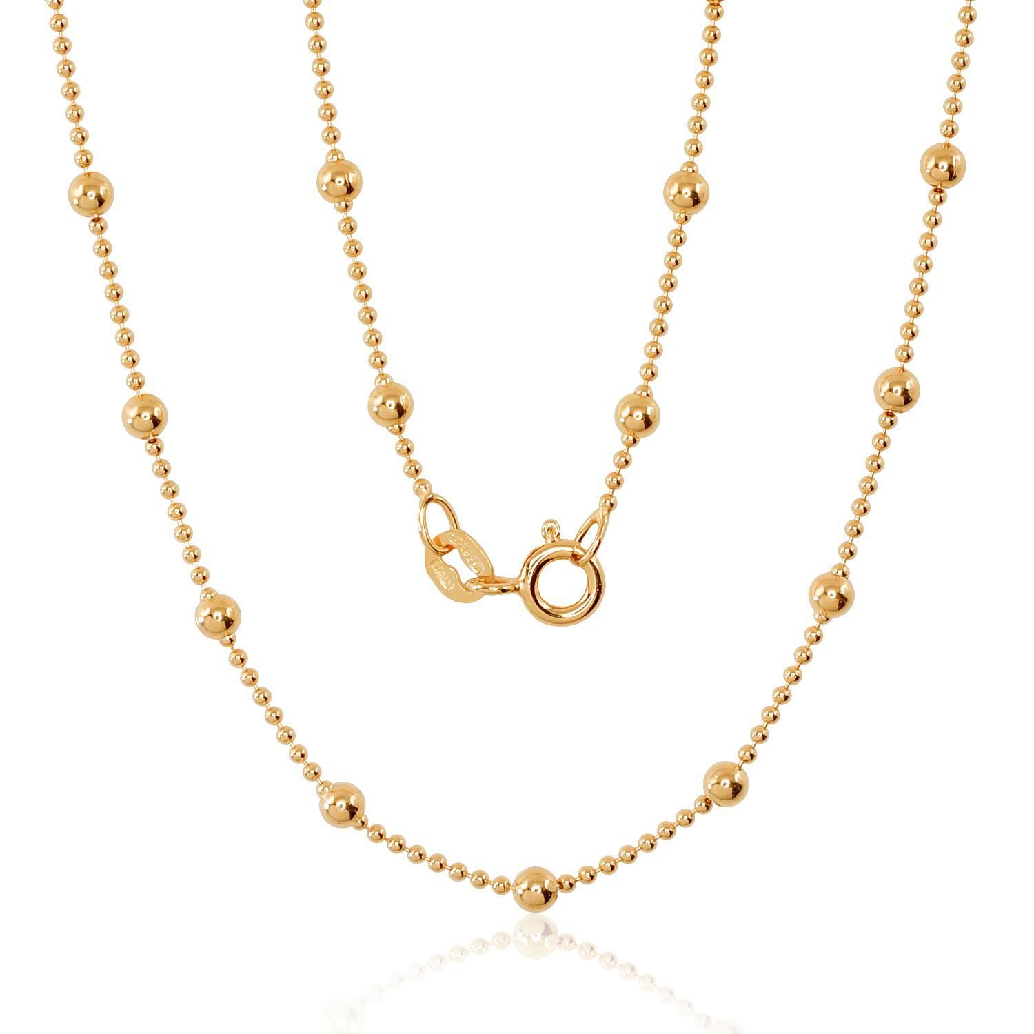 Vergoldete Silberkette A2400058PAuY