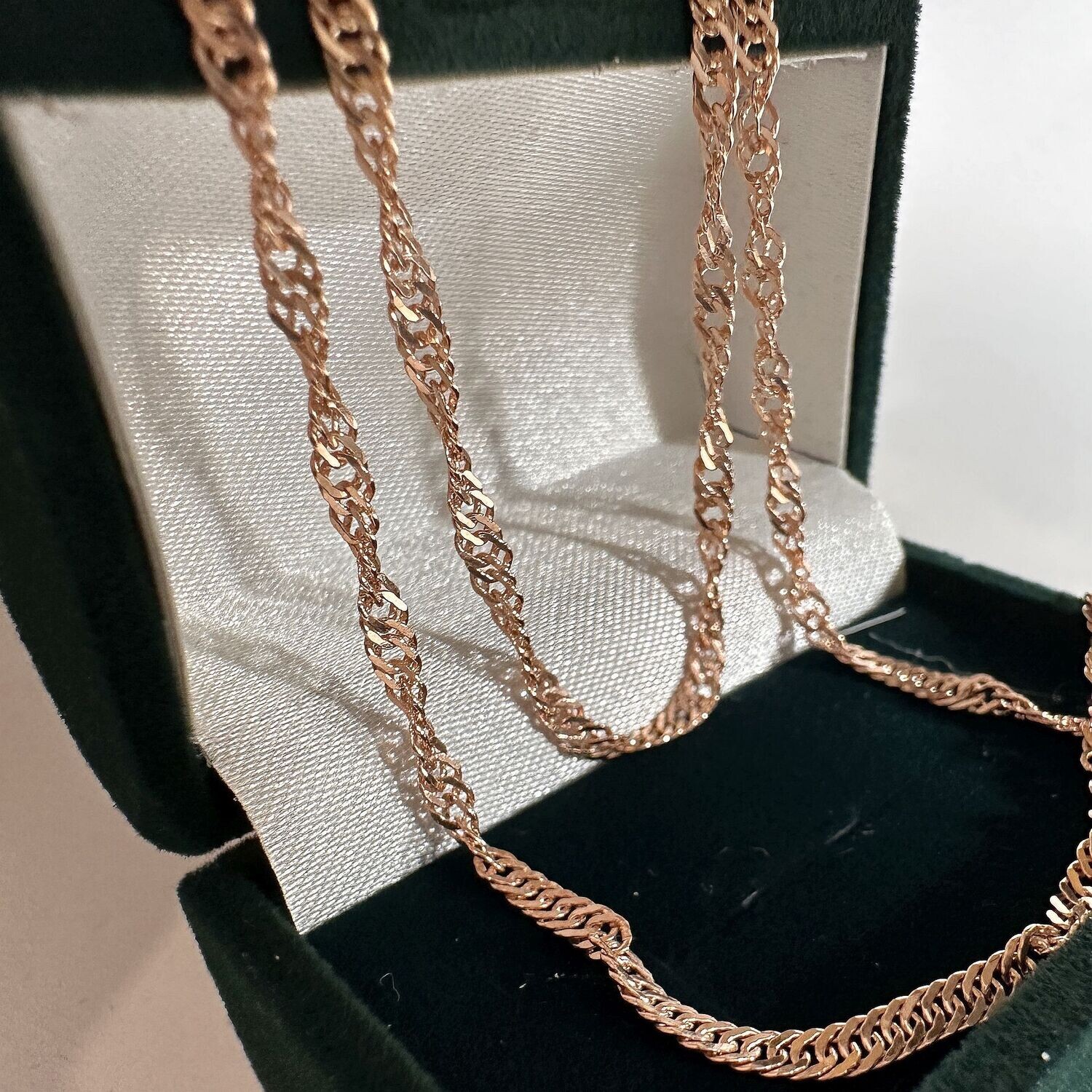 Gold Plated Silver Chain A2400071PAuR