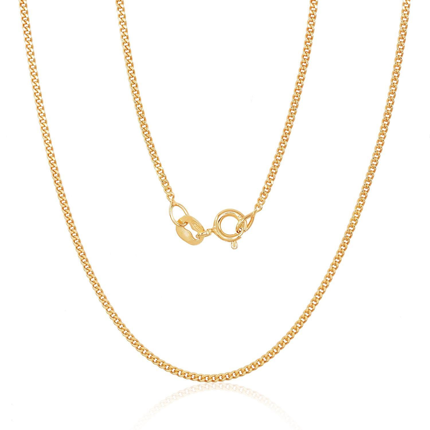 Vergoldete Silberkette A2400108PAuY