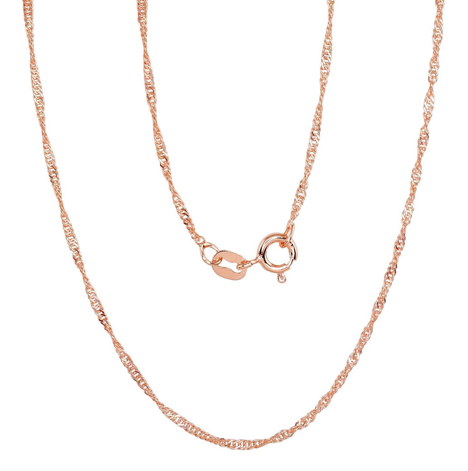 Gold Plated Silver Chain A2400093PAuR