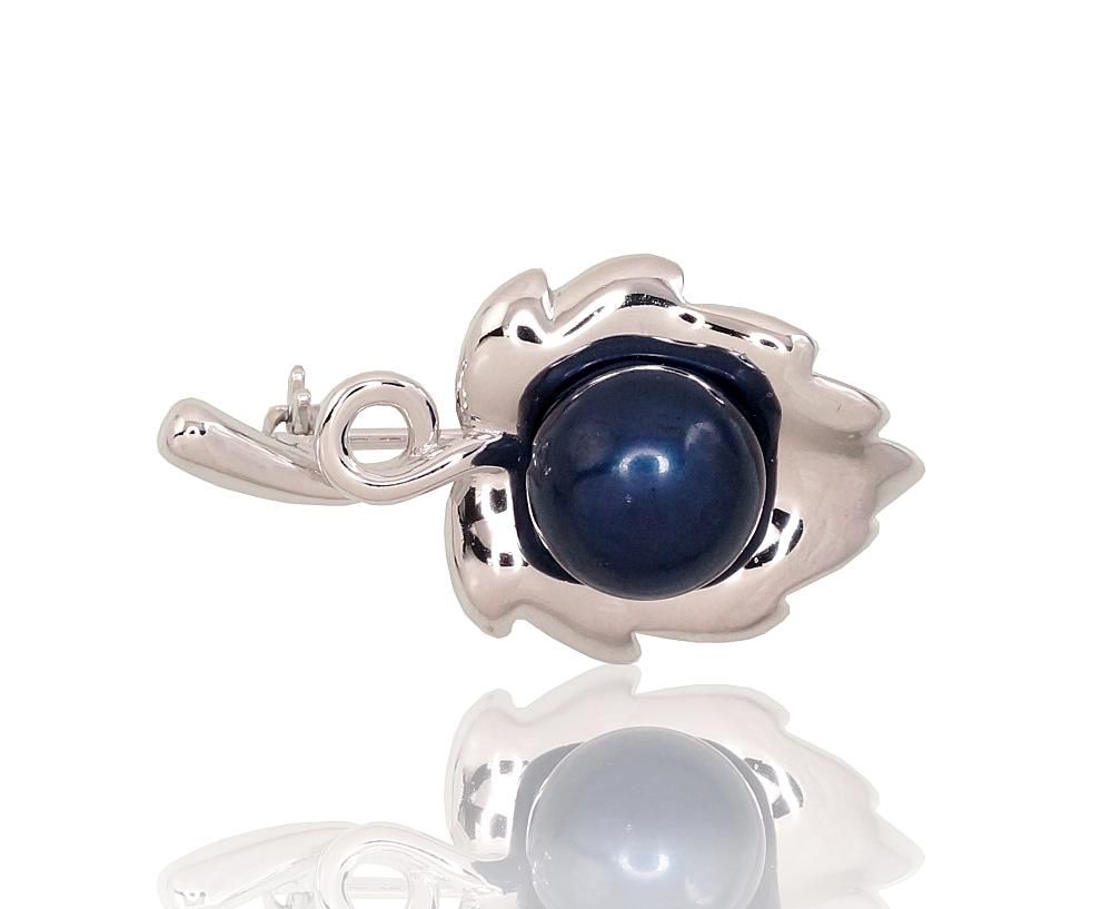 Silver Brooch A2920177PRhGrPEBK