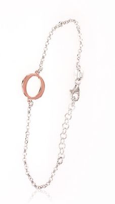 Gold Plated Silver Bracelet A2600281PRhGrPAuR