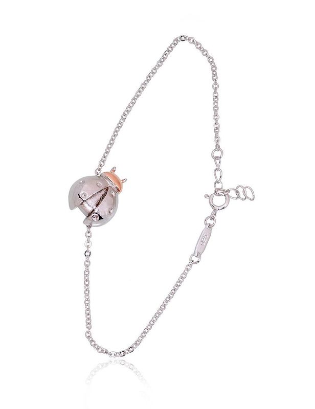 Gold plated silver bracelet A2600302PRhGrPAuR