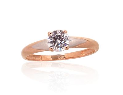 Gold Engagement Ring A1100933AuRPRhWCZ