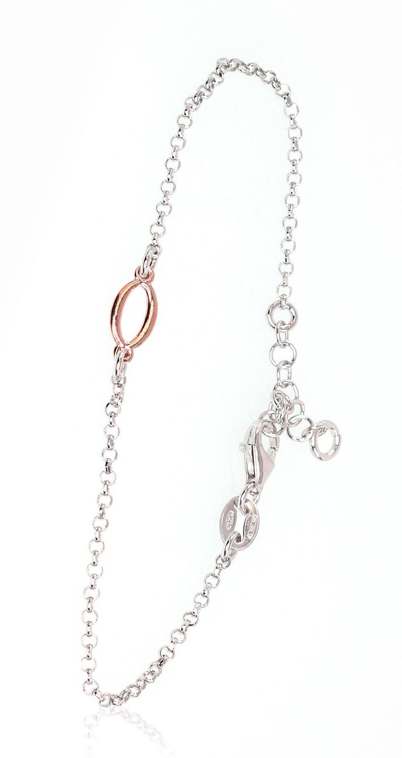 Gold plated silver bracelet A2600284PRhGrPAuR