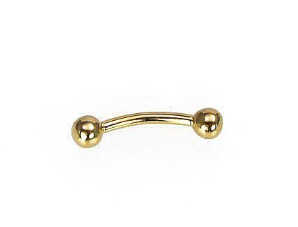 Eyebrow gold earring A1930027AuY