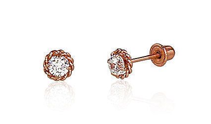 Stud earrings A1200499AuRCZ